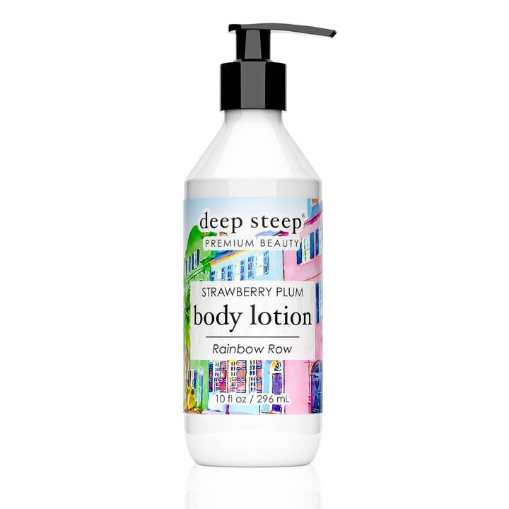 Deep Steep Clean Beauty - Wholesale Body Cream/Lotion - Body Lotion - Charleston Strawberry Plum (Rainbow Row) 10oz