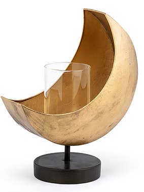 Candleholder, Crescent Item # 52880 for wholesale by Napco