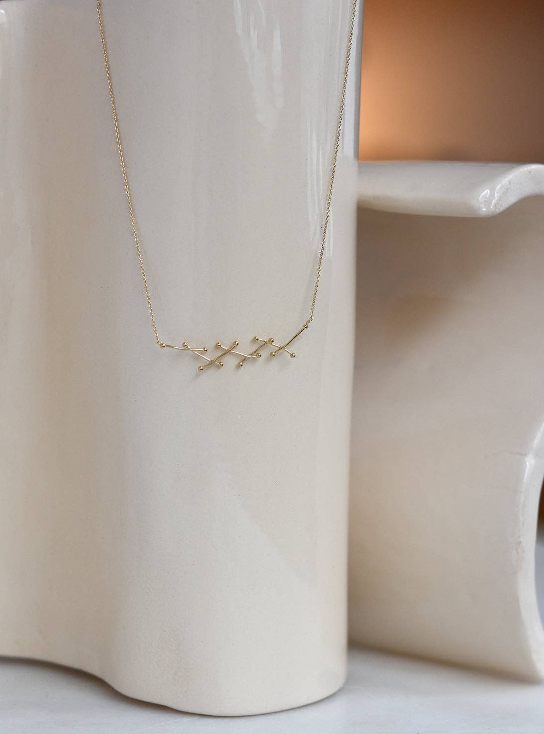 guld Mélia halskæde for engroshandel på Faire0