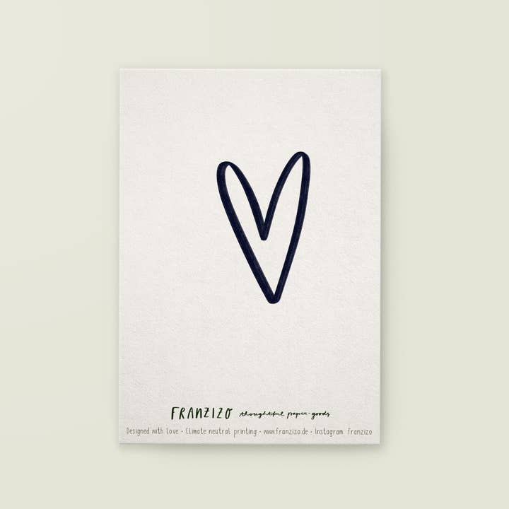 franzizo nachhaltige papeterie - Wholesale Postcard - Postcard” Happened”