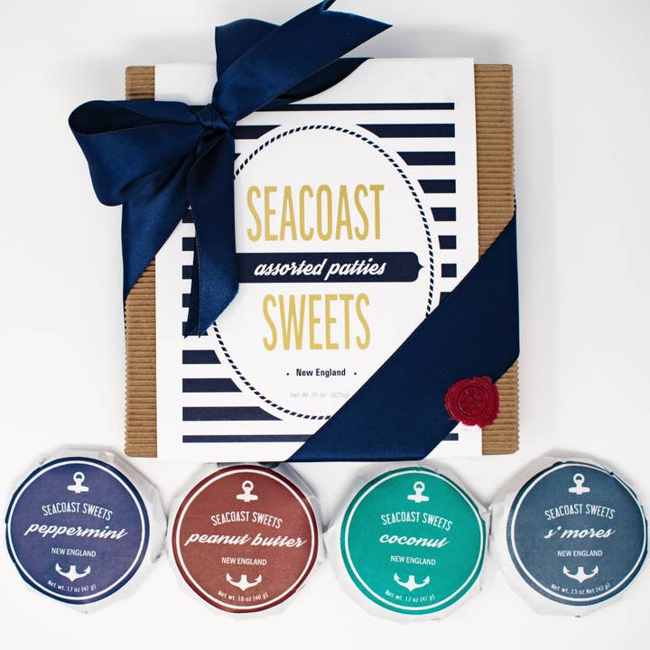 Seacoast Sweets - Wholesale Chocolate Box - The Assorted 8-Patty Box