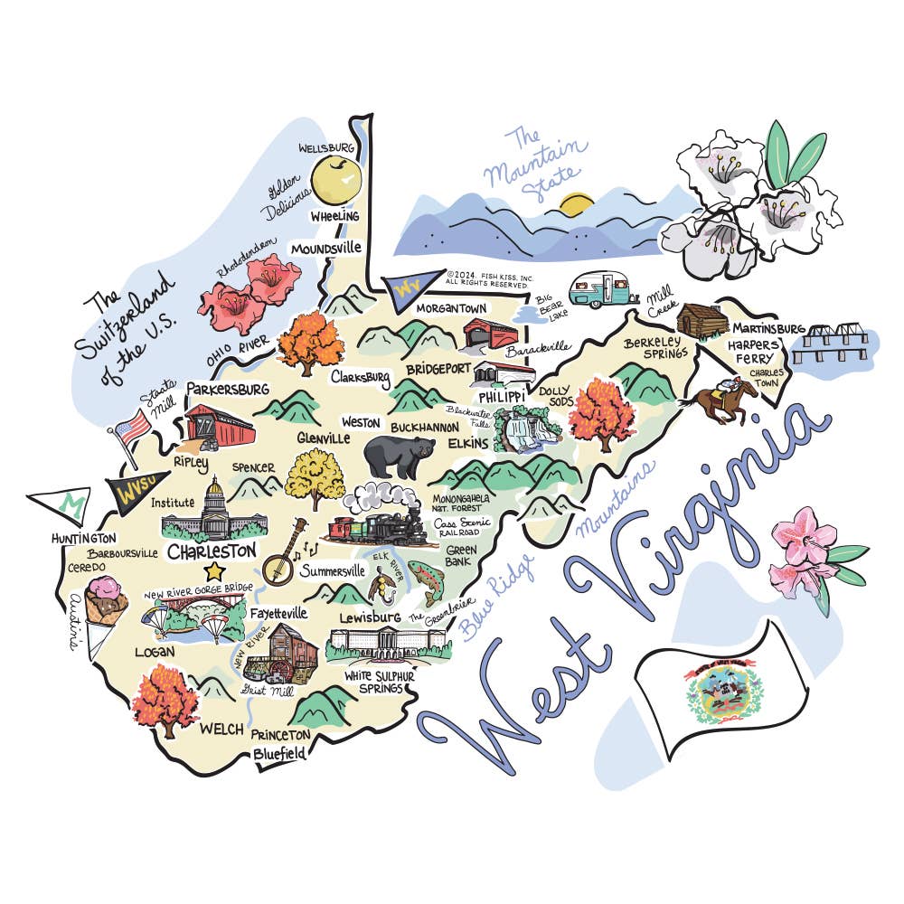 Swig Life - Wholesale Insulated Mug/Tumbler - West Virginia Mega Mug (40oz) 1