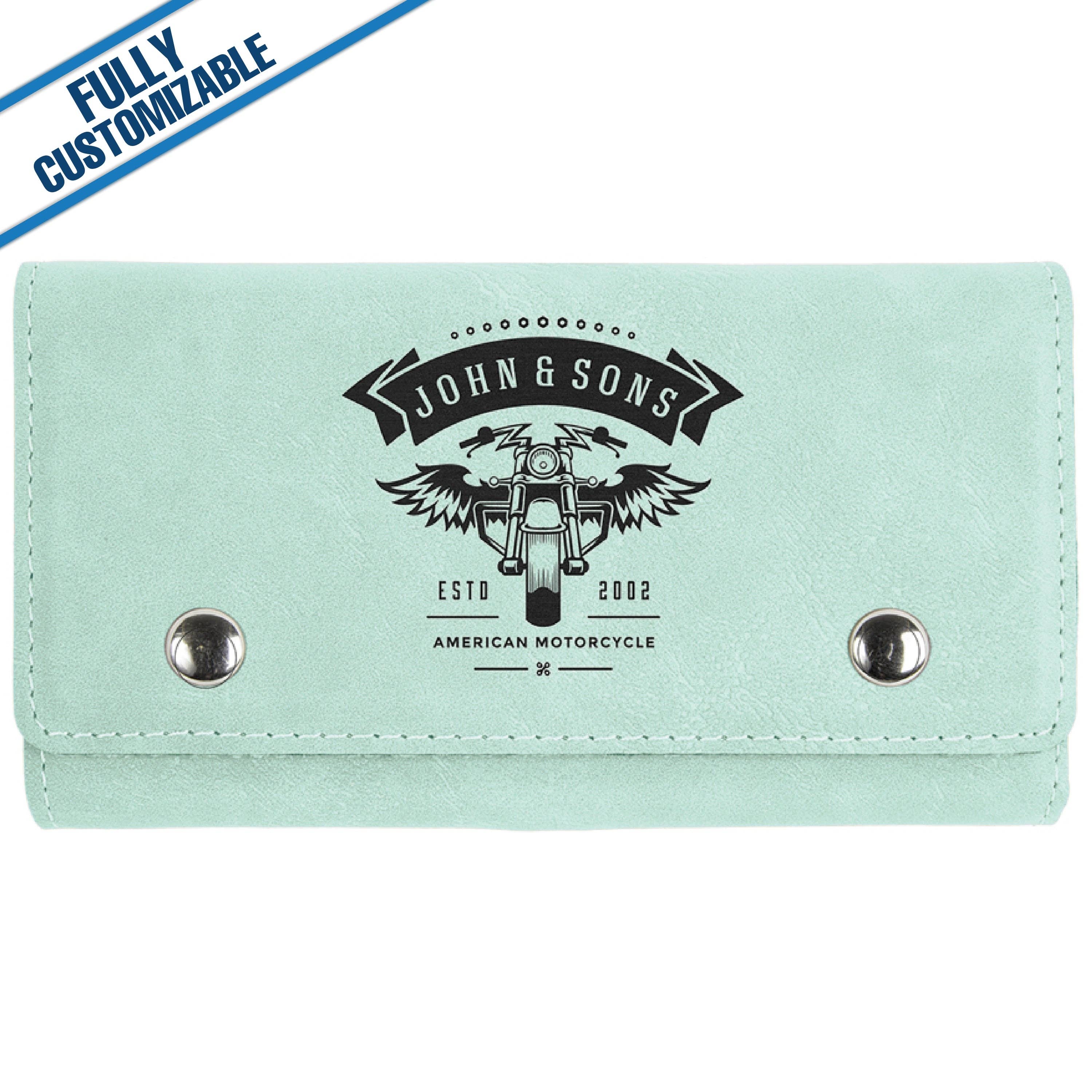 GiftWorksPlus - Vente Jeux de cartes - Ensemble de cartes et de dés en similicuir gravé - Entièrement personnalisable8