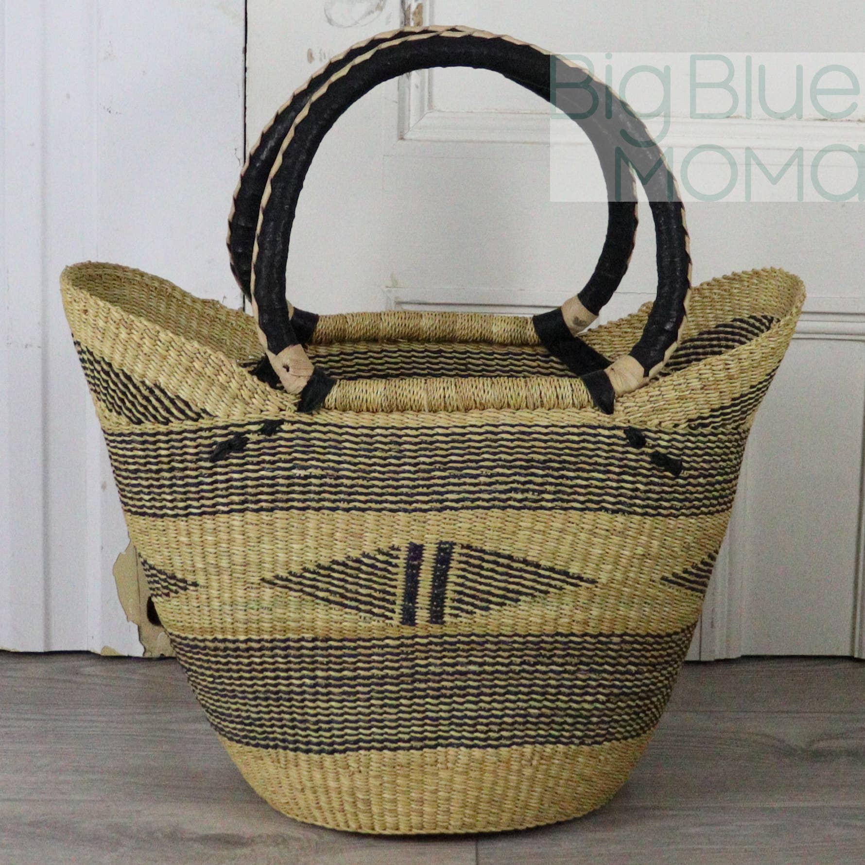 Big Blue Moma - Wholesale Beach Bag - U Shopper Large - Natural Palette10