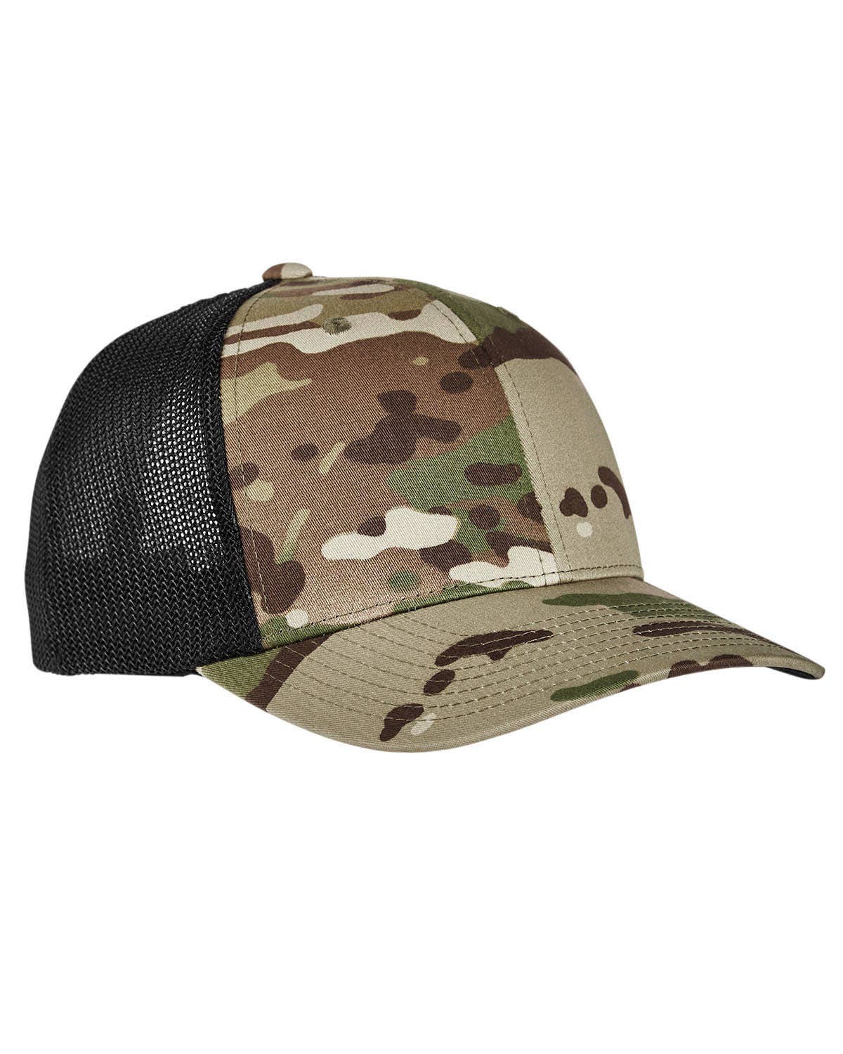 Total Apparel - Wholesale Trucker Hat - Unisex - Yupoong 6511MC - Adult Flexfit Multicam Trucker Mesh Cap1