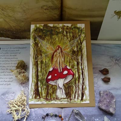FreeRangeFaeries - Wholesale Everyday Greeting Card - Woodland Wish Greetings Card
