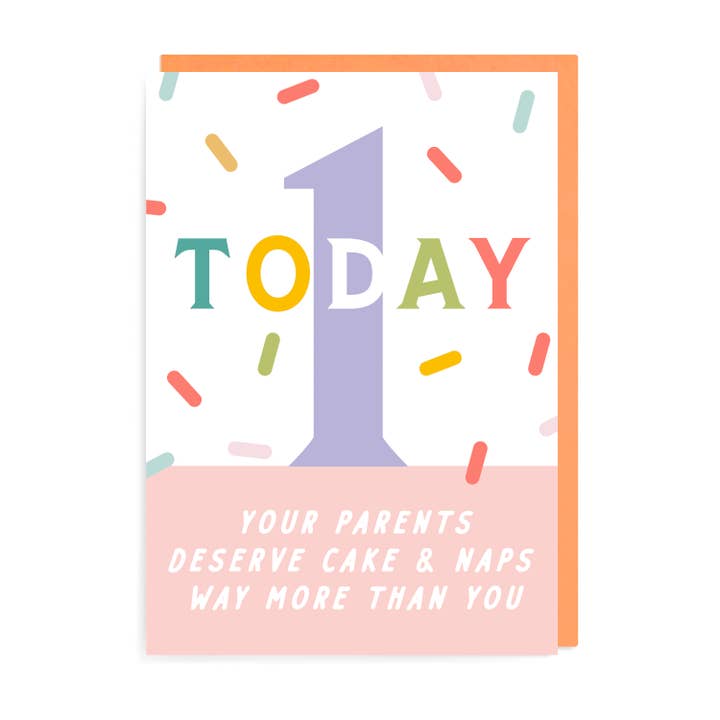 Kuchen & Nickerchen Eltern | 1 Heute für den Großhandel von URGHH Card Co.