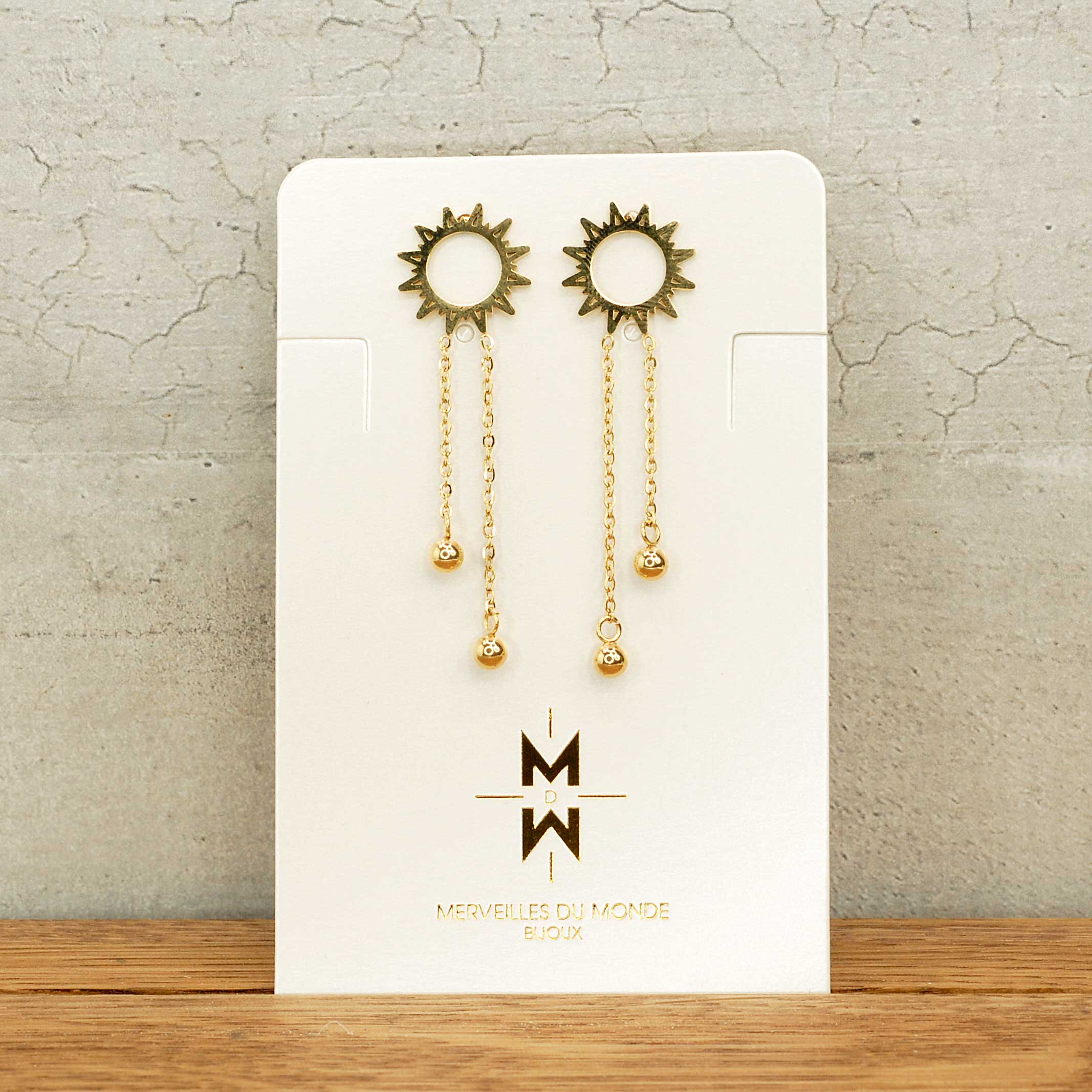 Merveilles du Monde - Wholesale Single Earring - Magnificent Stainless Steel Earrings3