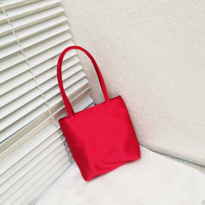 SueSilkHK – wholesale Shoulder bag – women's – Elegant Vintage Style Satin Colorblocking Women's Bag - With Featured Synthetic Fabric9