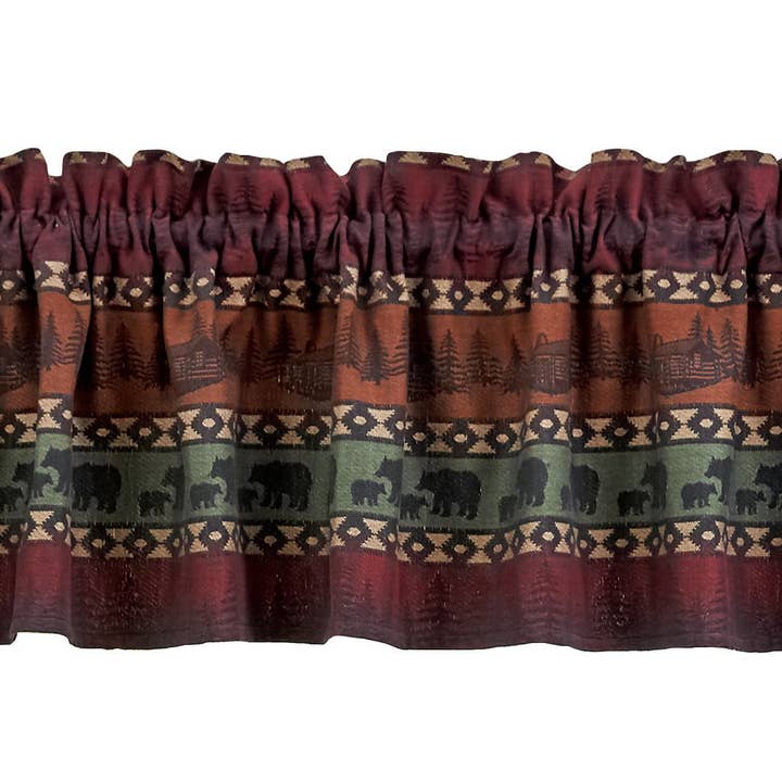Mountain Bear Valance for wholesale by Park Designs