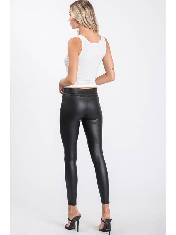 HEIMISH - Wholesale Fashion Leggings - Women's - SP1061-10 FAUX LEATHER SLIM FIT LEGGINGS8