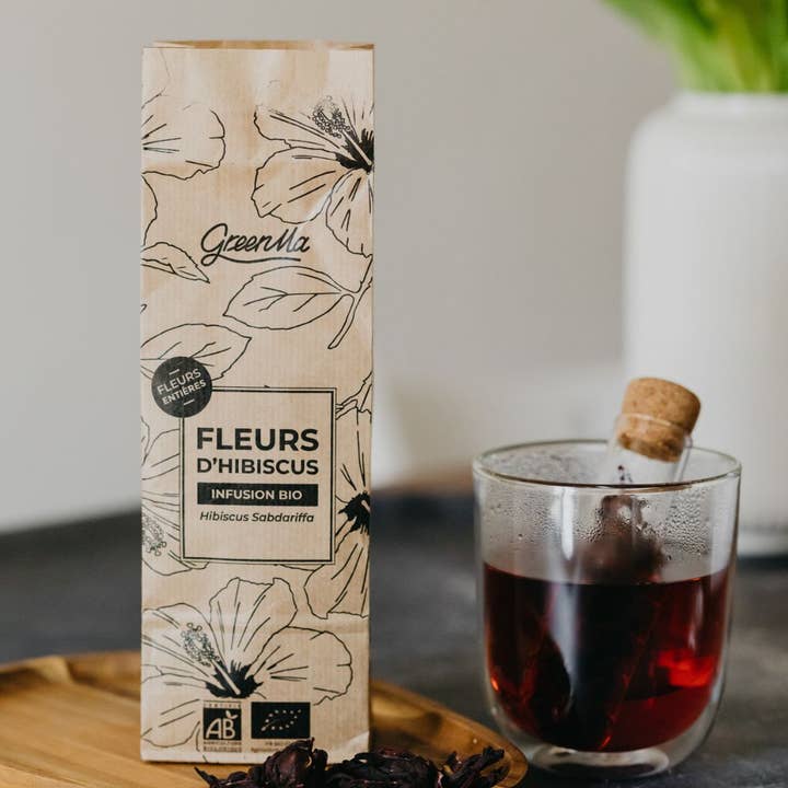 GreenMa – wholesale Hälsoté/Detoxté – HIBISCUS - ekologisk infusion - Påfyllning2