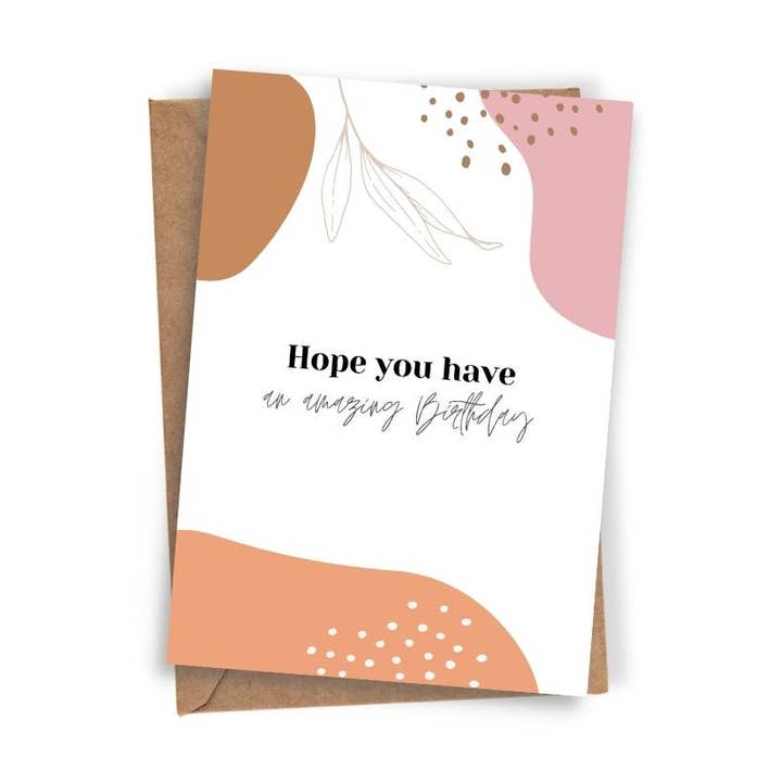 Hope You Have An Amazing Birthday Card for wholesale by Aire Avenue