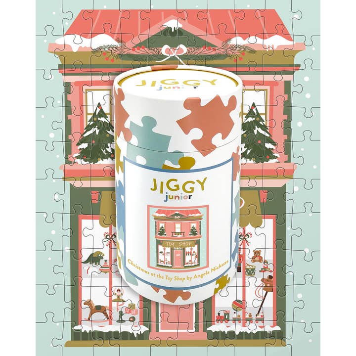 JIGGY Puzzles - Wholesale Puzzle - Kids - JIGGY Junior 100pc: Christmas at the Toy Shop by Angela Nickeas2
