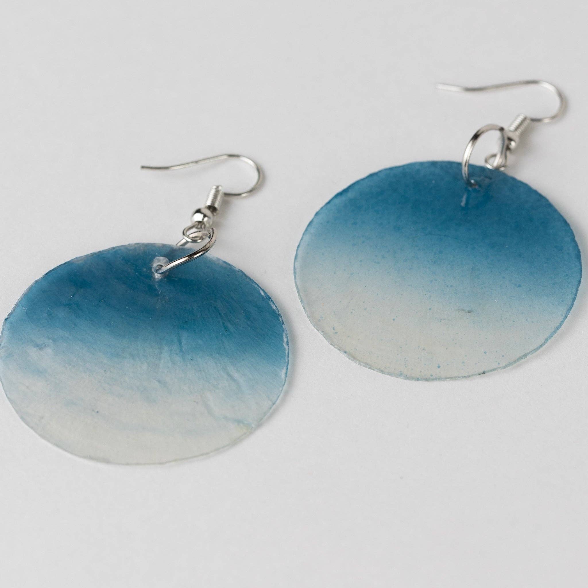 Ten Thousand Villages - Wholesale Dangle Earrings - Calao Ombre Capiz Drop Earrings2