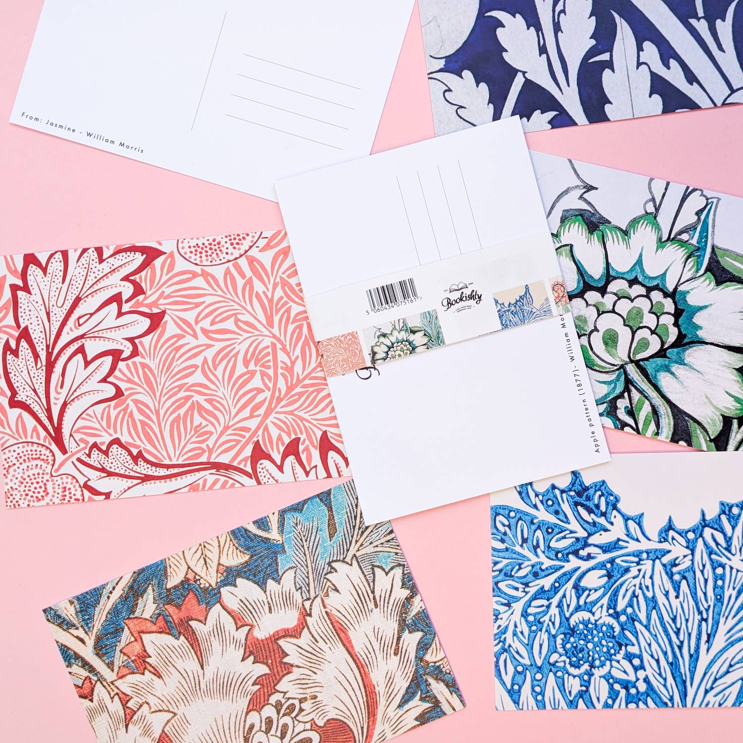 Bookishly (No US Import Fees) - Wholesale Postcard Set - William Morris Postcard Set of 6 | Art Gallery Gift2