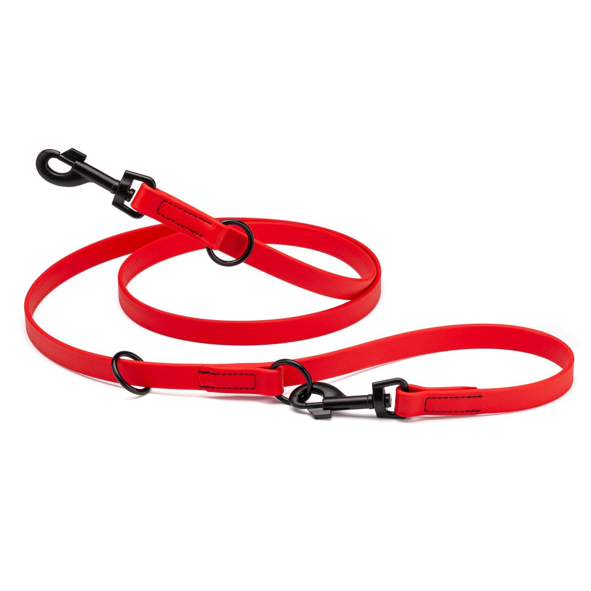 Dogline – wholesale Pet leash – Dog – Biothane Adjustable Multi-Purpose Dog Leash with Black Hardware, 7FT9