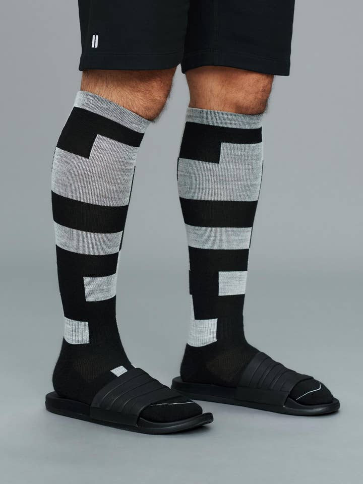 Chaussettes en laine mérinos Block pour la vente par Eleven New York