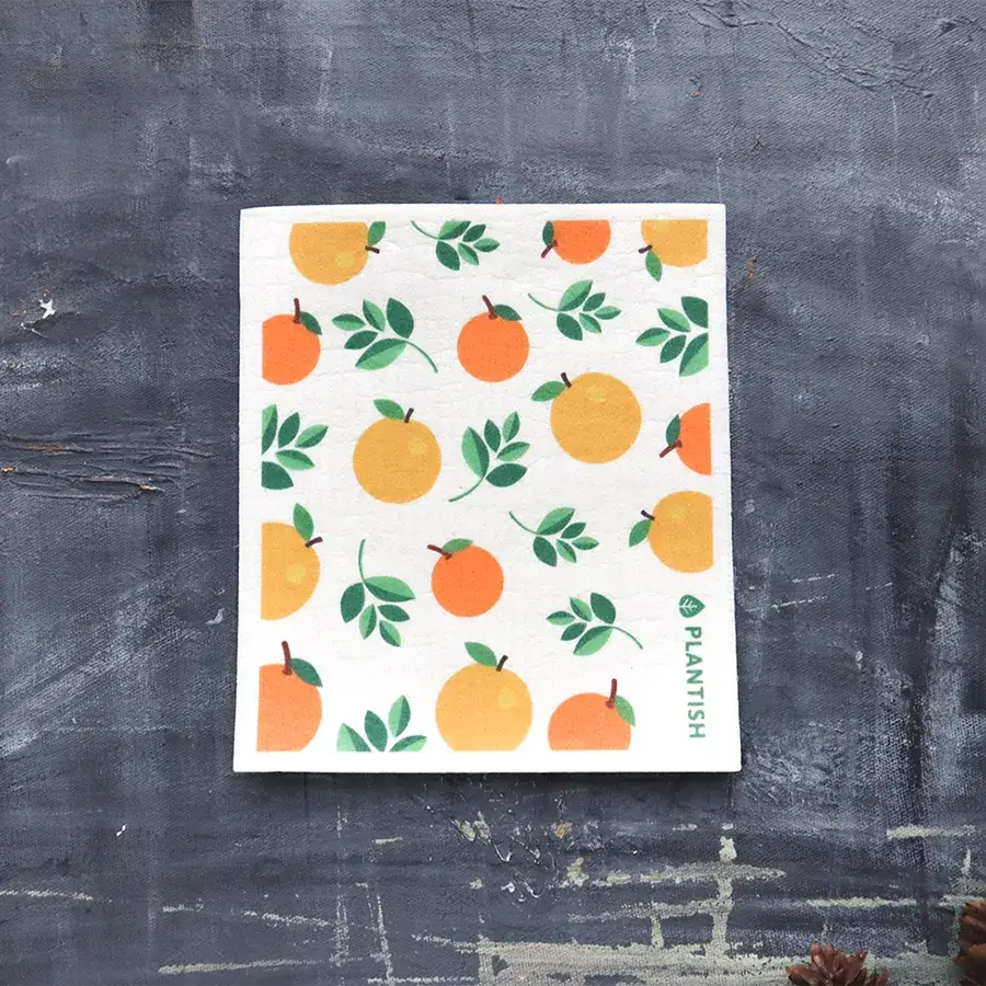 Plantish - Wholesale Dishcloth - Fruity Cuties - Set of 3 Swedish Sponge Cloths4