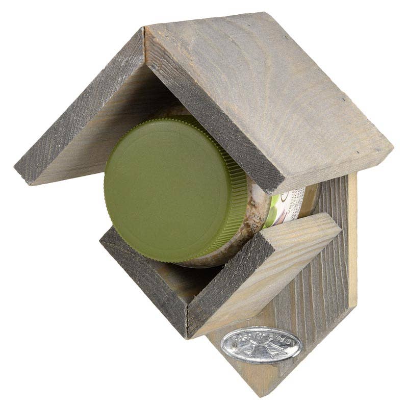 Esschert Design USA - Vente Mangeoires pour oiseaux - Maison à beurre d'arachide, en bois5