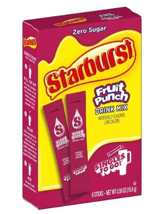 USA - Getränkemischung - Einzelportionen - Starburst - Fruchtpunsch für den Großhandel von iSweet.ca