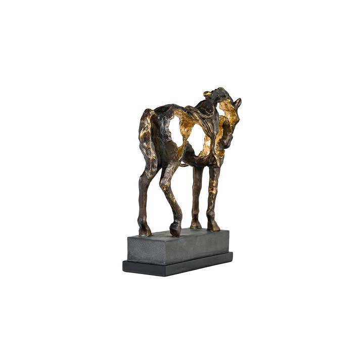 Kavana Decor by The Import Collection - Wholesale Decorative Tabletop Object - Citation Horse Statue5