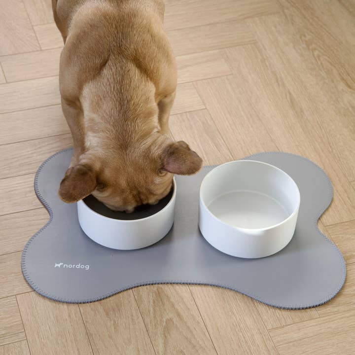 Nordog - Wholesale Pet Food Mat - Dog - Placemat for dog bowls (grey)10