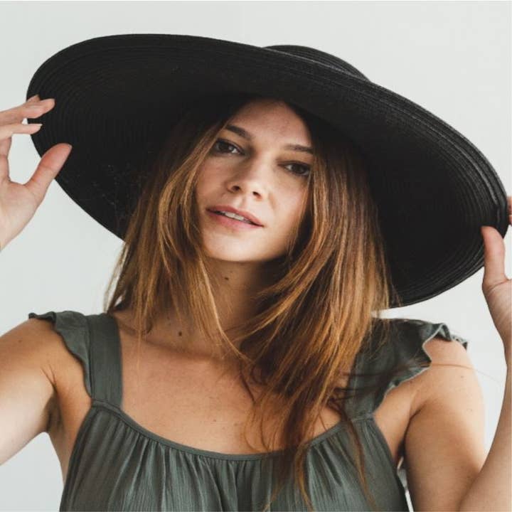 One and Only Accessories - Wholesale Straw Hat - Women's - 5-INCH BRIM PERFECT STRAW HAT - 5 COLORS2