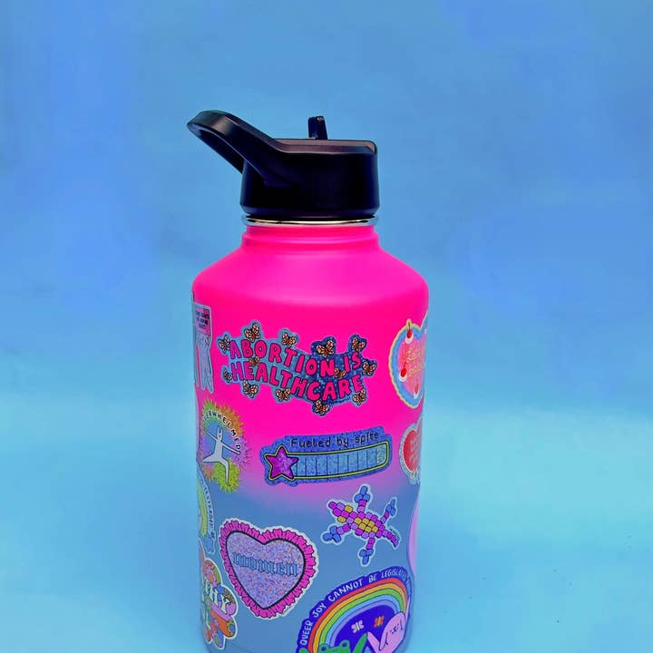 The Peach Fuzz - Wholesale Sticker - Abortion Is Healthcare Glitter Sticker3