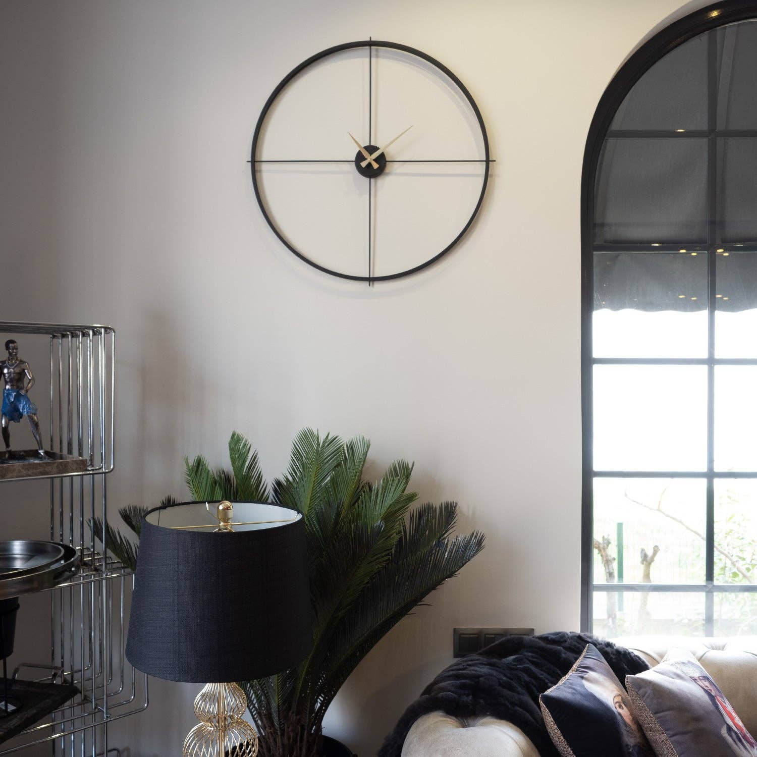 NOXART LLC - Wholesale Wall Clock - Arcadia Metal Wall Clock - APS0751