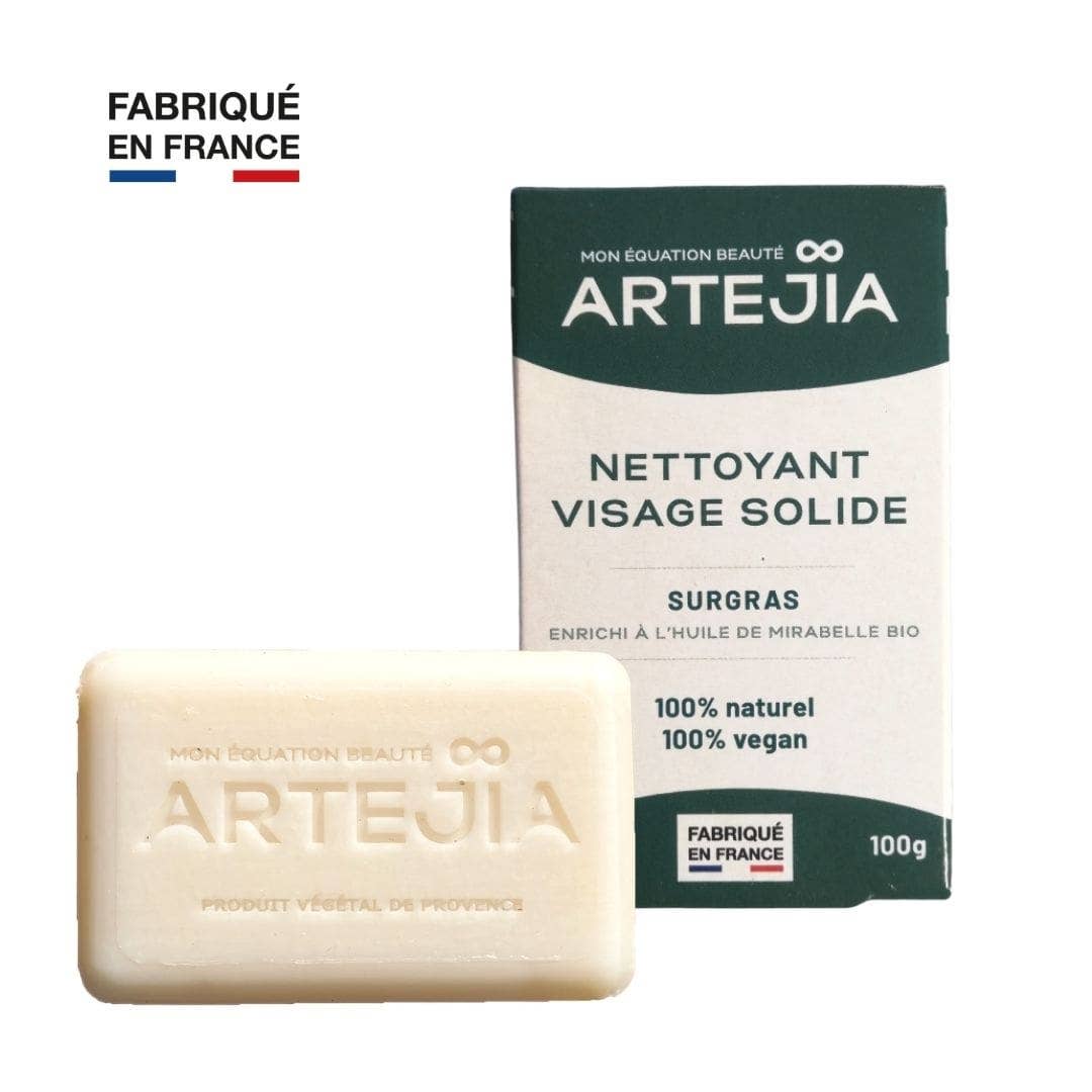 ARTEJIA - Wholesale Facial Cleanser - Solid Face Cleanser, Surgras, With Organic Mirabelle Oil1