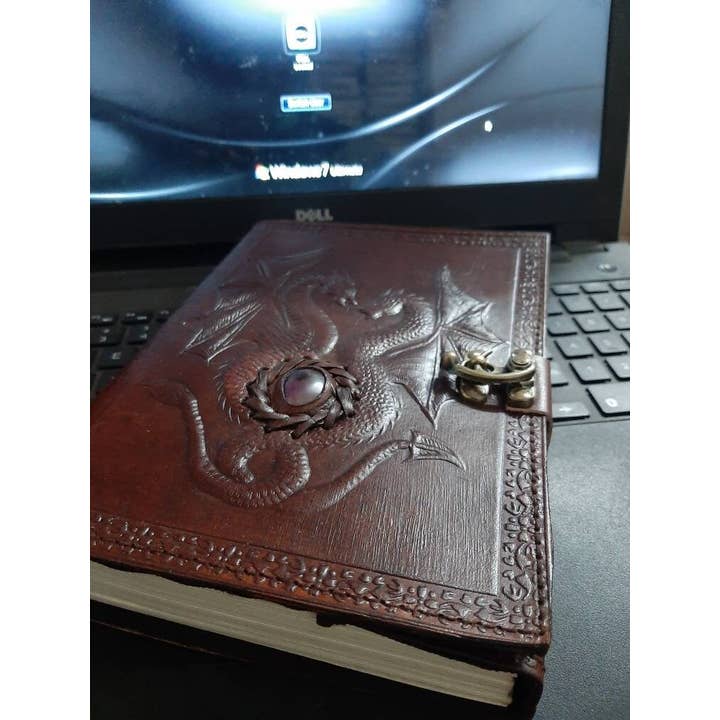 Jay mataji Handicrafts - Wholesale Journal/Diary - Leather Journal, Double Dragon Vintage Paper, Antique