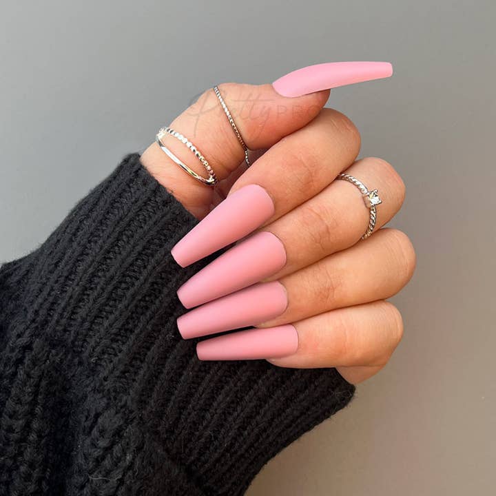 Pretty Pro - Wholesale Press-on/fake nails - Press On False Nails Peach To Their Own 24pcs2