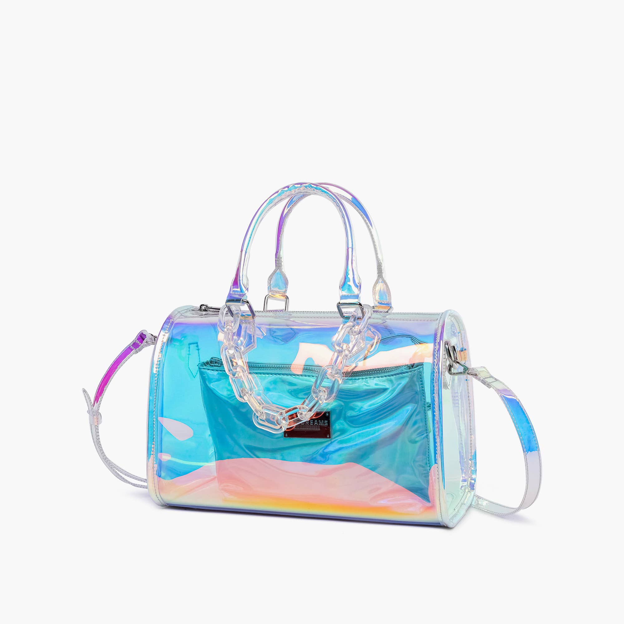 Like Dreams - Wholesale Satchel - Women's - Trendy Iced Out Hologram Satchel Glitter Handbag for everday15