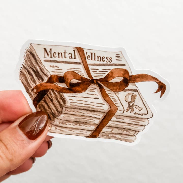 Watercolor Matte 3-Inch Waterproof UV-Resistant Sticker for wholesale by Colorful Emotions, LLC