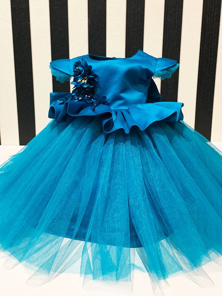 Regal Blue klänning för wholesale av Zeezou by zeeshan nasir