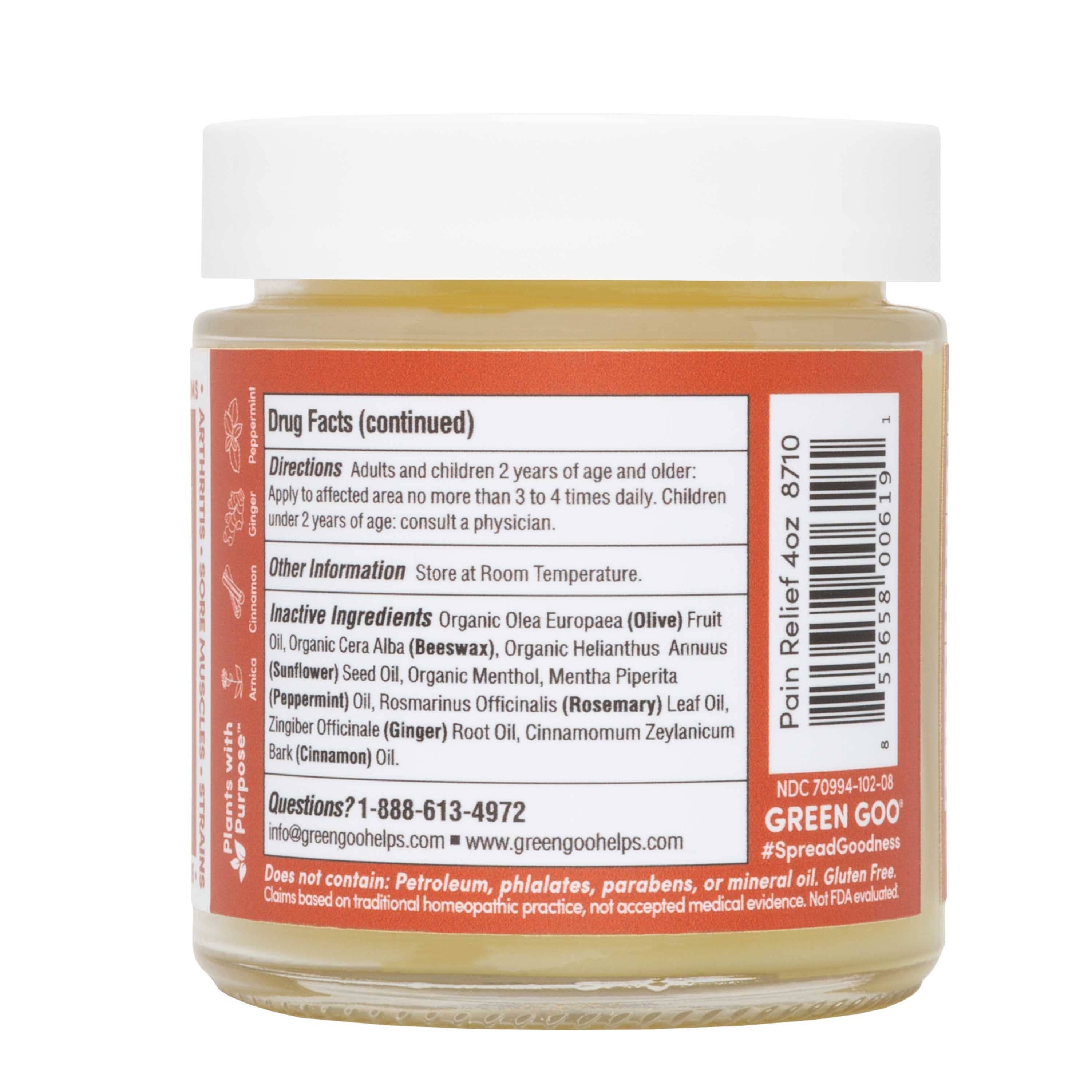 Green Goo by Sierra Sage Herbs - Wholesale Healing Salve/Balm/Cream - Pain Relief Jar1