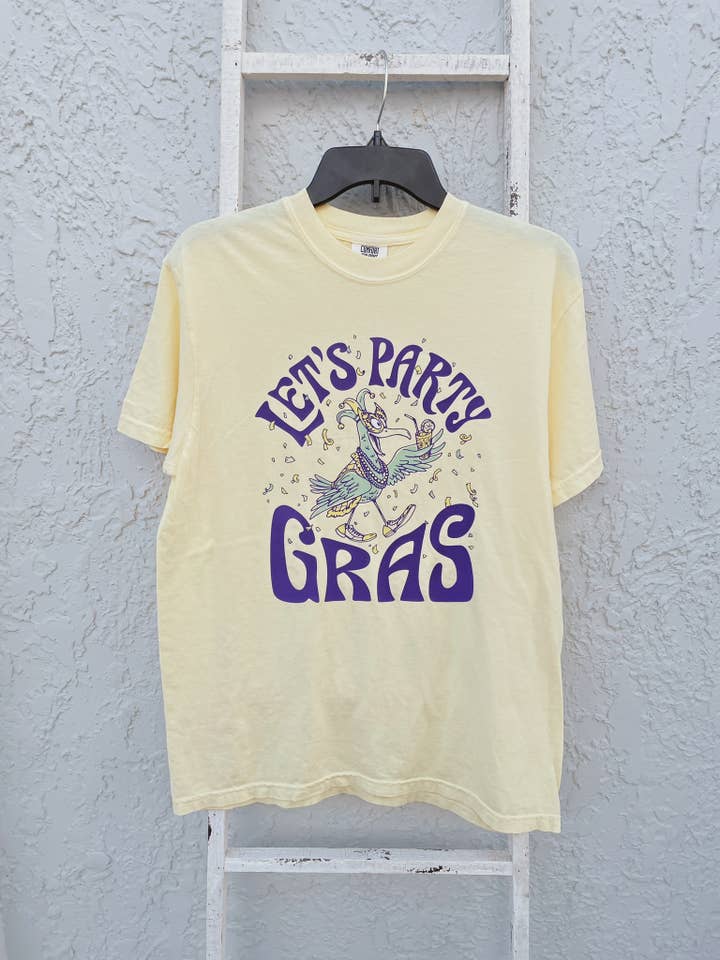 Camiseta de Mardi Gras Let's Party Gras para venta al por mayor de Signs By Aprils LLC