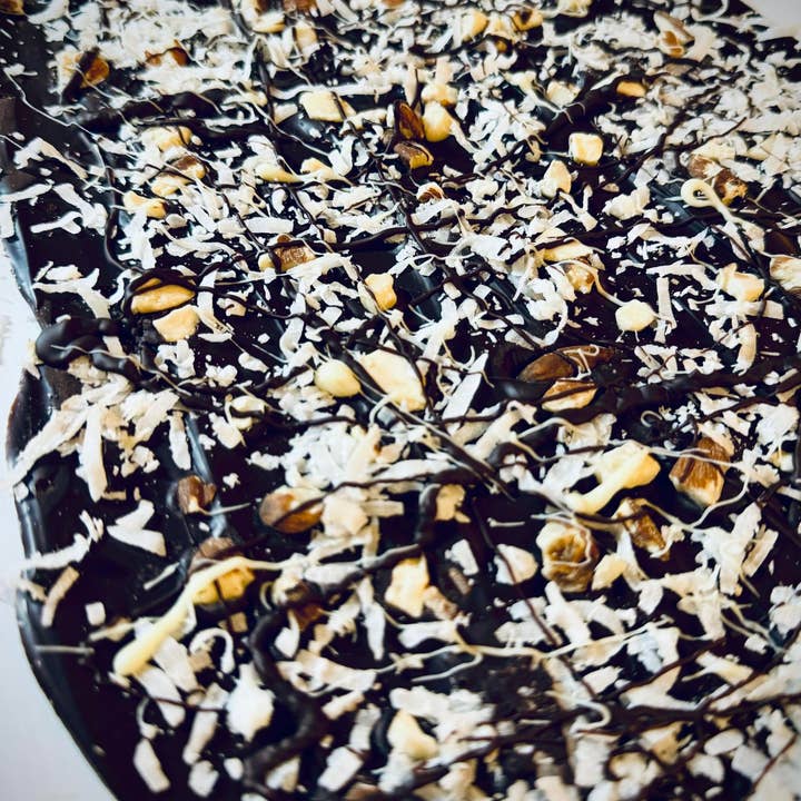 Burke Hollow Chocolate Co. - Wholesale Chocolate Covered Sweets - Coconut and Almond Bark