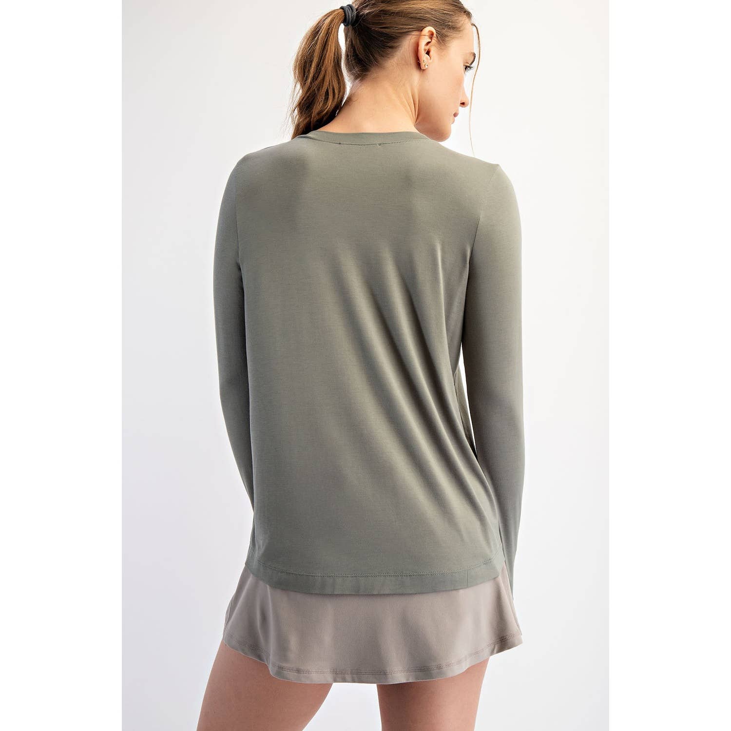 Rae Mode - Wholesale Lounge Top - Women's - VISCOSE MODAL LONG SLEEVE TOP16
