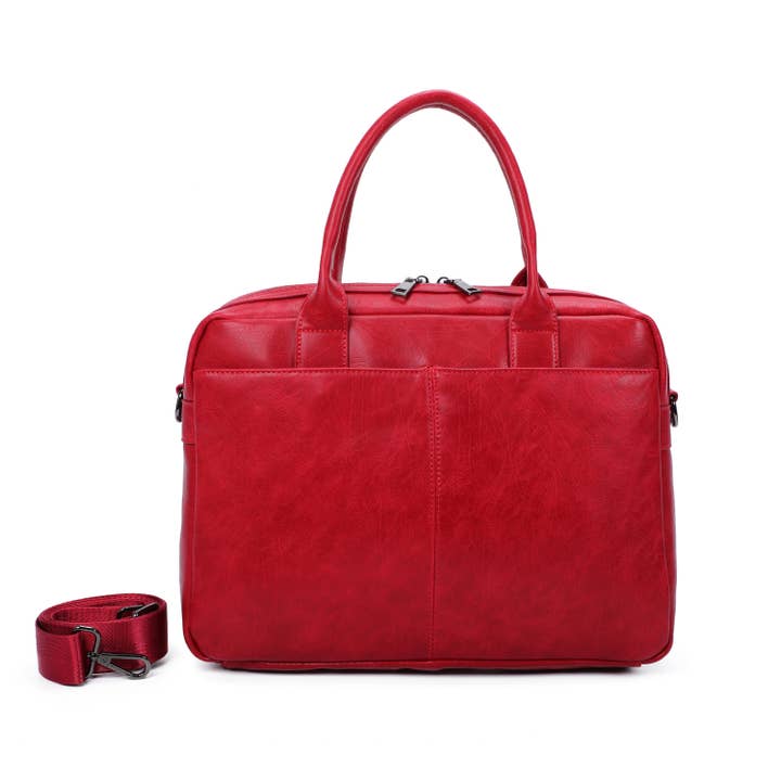 INES DELAURE – Großhandel Satchel – Damen – A4 Aktentasche mit Reißverschluss4