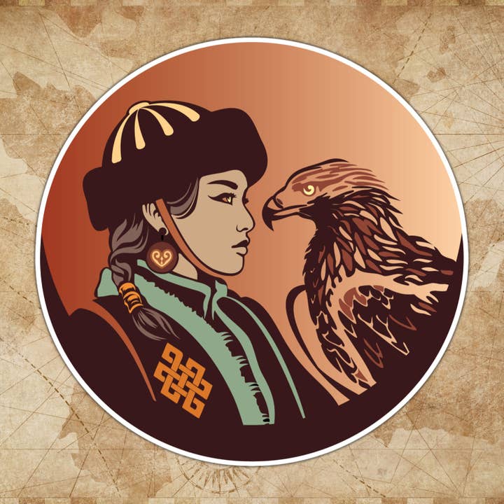 Adesivo Mongolo - Collezione Dadi Intorno al Mondo per la vendita all'ingrosso da parte di Misty Mountain Gaming