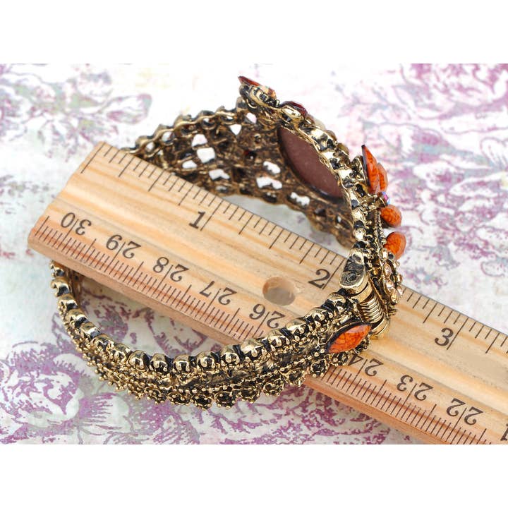 AK Brand - Wholesale Cuff Bracelet - Vintage Purple Victorian Cameo Lady Queen Princess Cuff7