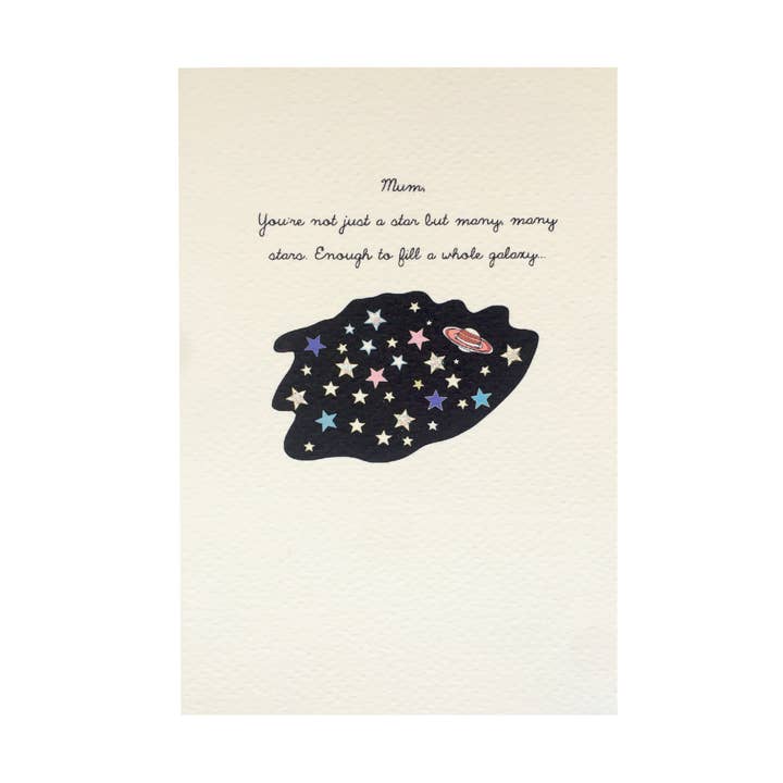 mini mothers day card - galaxy for wholesale by Rosie Wonders