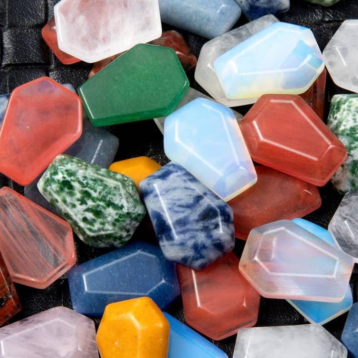 Moon River Designs - Wholesale Spirituele steen/kristal - Crystal Coffins Bulk Crystal Coffin Mini-formaat3