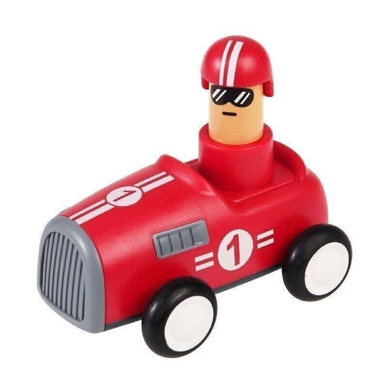 Rex B2B - UK – wholesale Classic toy – Kids – Push Down Action Racing Car - Red2