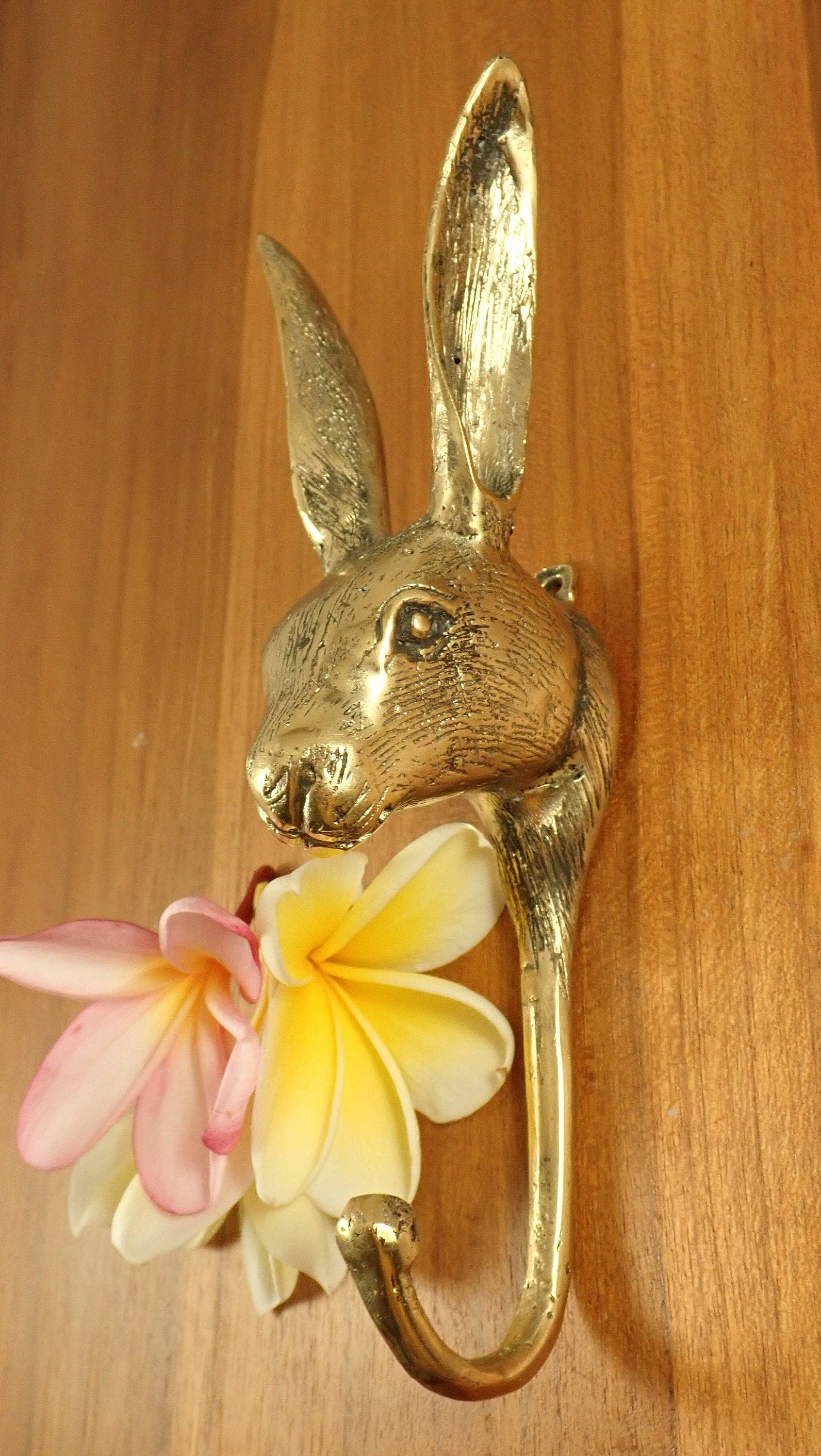 Ubud Glass - Wholesale Wall Hook - Kids & Baby - Brass Rabbit Hook for Kids room – Peter Rabbit Wall Decor/Towel and Jewelry Hanger3