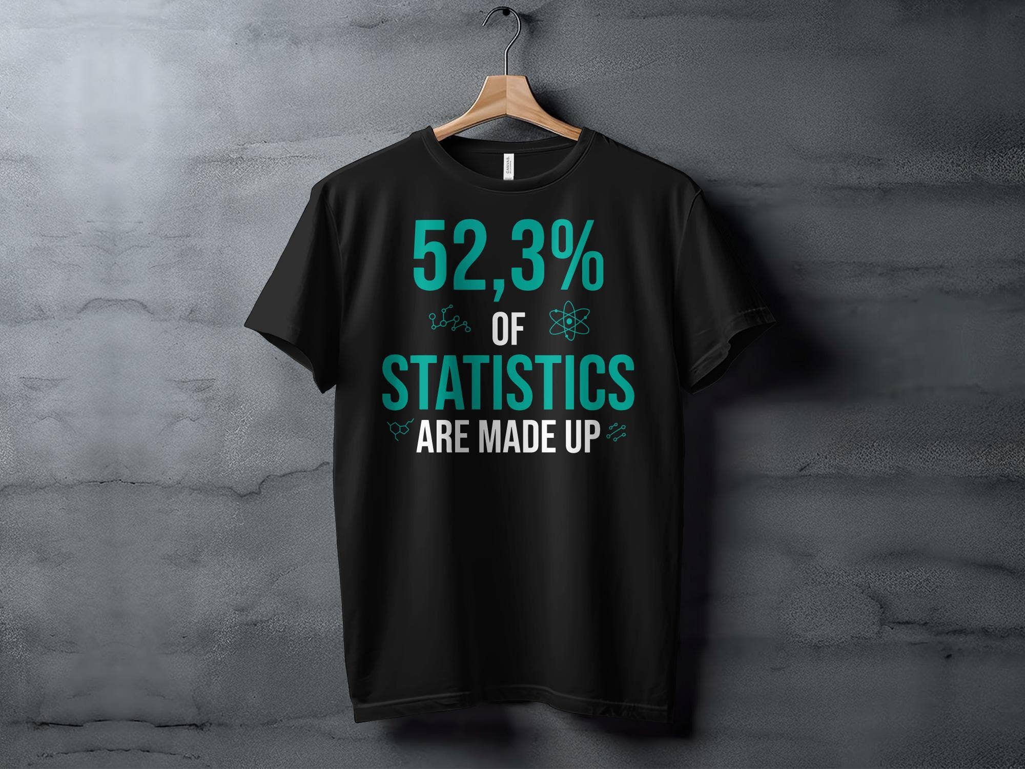 FreakyTeeFactory - Wholesale Screen Printed T-Shirt - Unisex - Unisex Statistics T-Shirt for Data Scientists, Math Geeks Tee, Funny Science Nerdy Shirt, Casual Teacher Apparel, Gift Idea2