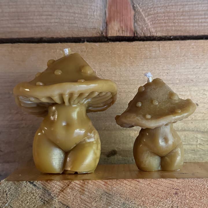 Mother Madre Bees - Wholesale Novelty Candle - Sexy Little Mush — Beeswax Affirmation Candle7