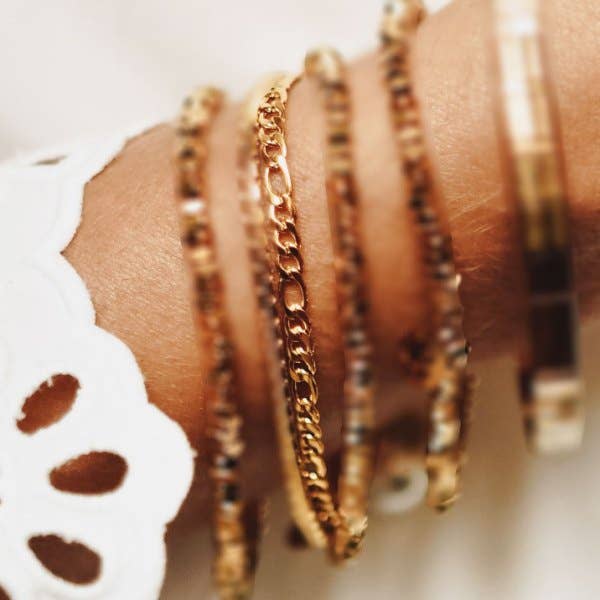 Dickes Stahlkettenarmband für den Großhandel von Bijoux 7bis